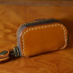 キャメル ヌメ コインケース ミニサイズ