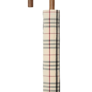 7,5万 新品 本物 バーバリー BURBERRY チェック フォールディングアンブレラ 傘 ブラックウォルナットウッド 8077710 TRAFALGAR UMBRELLA
