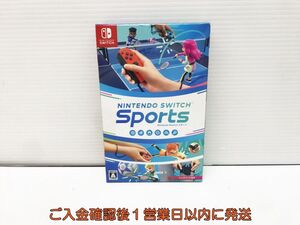 【1円】Switch Nintendo Switch Sports ニンテンドースイッチスポーツ ゲームソフト レッグバンド付き M05-187yk/F3