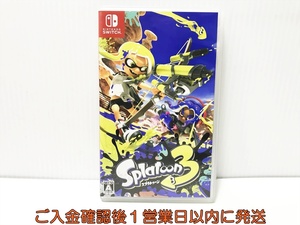 【1円】switch スプラトゥーン3 ゲームソフト Nintendo スイッチ 状態良好 1A0029-058ek/G1