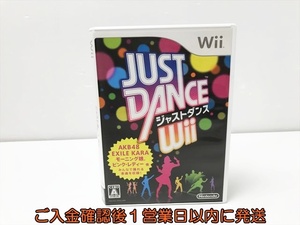 【1円】ニンテンドーWii JUST DANCE ゲームソフト 未検品 1A0405-049kk/G1
