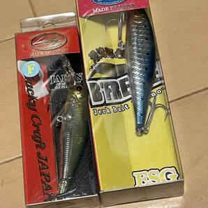 ラッキークラフト▲ビーフリーズ78SB-S マイワシ&65LB-F ビームスグリーン▲シーバス ヒラメ チヌに▲定価総額3465円