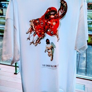 士郎正宗の世界展「大友克洋×攻殻機動隊」|Tシャツ/大友克洋×攻殻機動隊トリビュートイラスト (XL) 新品