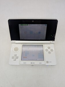 送料無料 動作品 Nintendo 任天堂 3DS CTR-001 ゲーム機本体 ホワイト WHITE 白