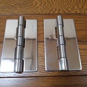 TAKIGEN タキゲン ステンレス 溶接 蝶番 100x60x6 2枚セット新品未使用品 B-1078-6