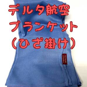 【新品】デルタ航空 ファーストクラス ブランケット(ひざ掛け) ブルー 60インチ×40インチ/約152cm×102cm 送料無料