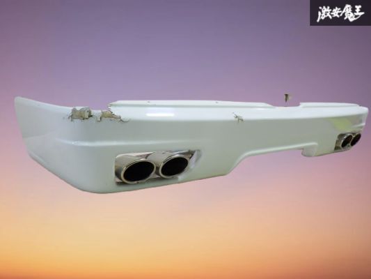 [ магазин лот ] неоригинальный TOYOTA Toyota TRH214W 200 серия Hiace широкий 2008 год 2 type задний бампер 4 трубный глушитель TOYOTA 17535 полки 