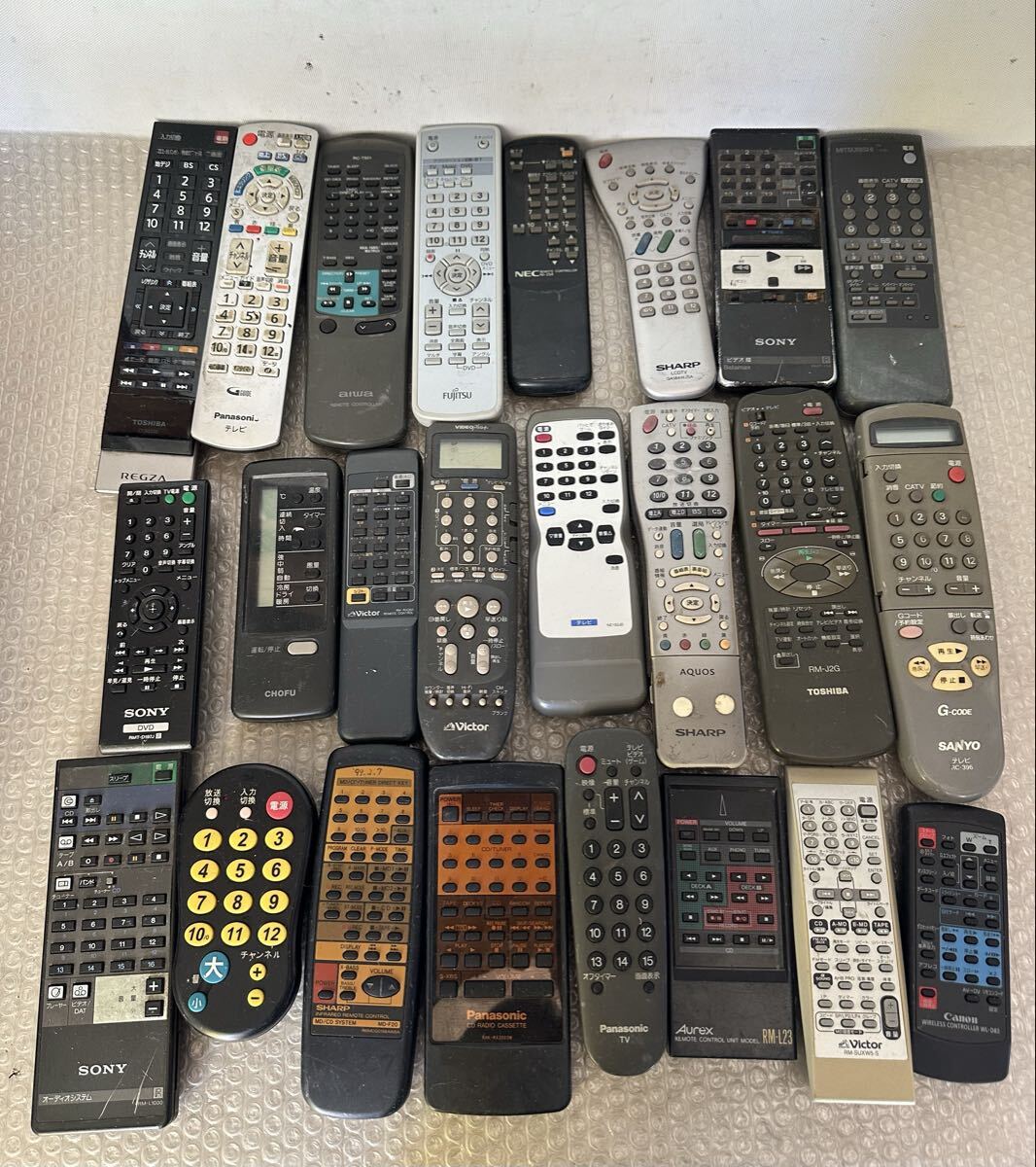 リモコン84本まとめ売り ジャンク品多め オーディオ エアコン テレビ 各種 リモコン84本まとめ売り ジャンク品多め オーディオ エアコン テレビ