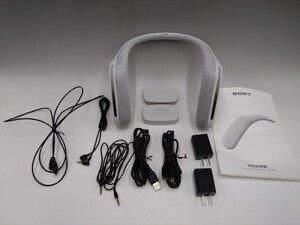 送料無料 SONY SRS-WS1 ホワイト ウェアラブルネックスピーカー セット ソニー