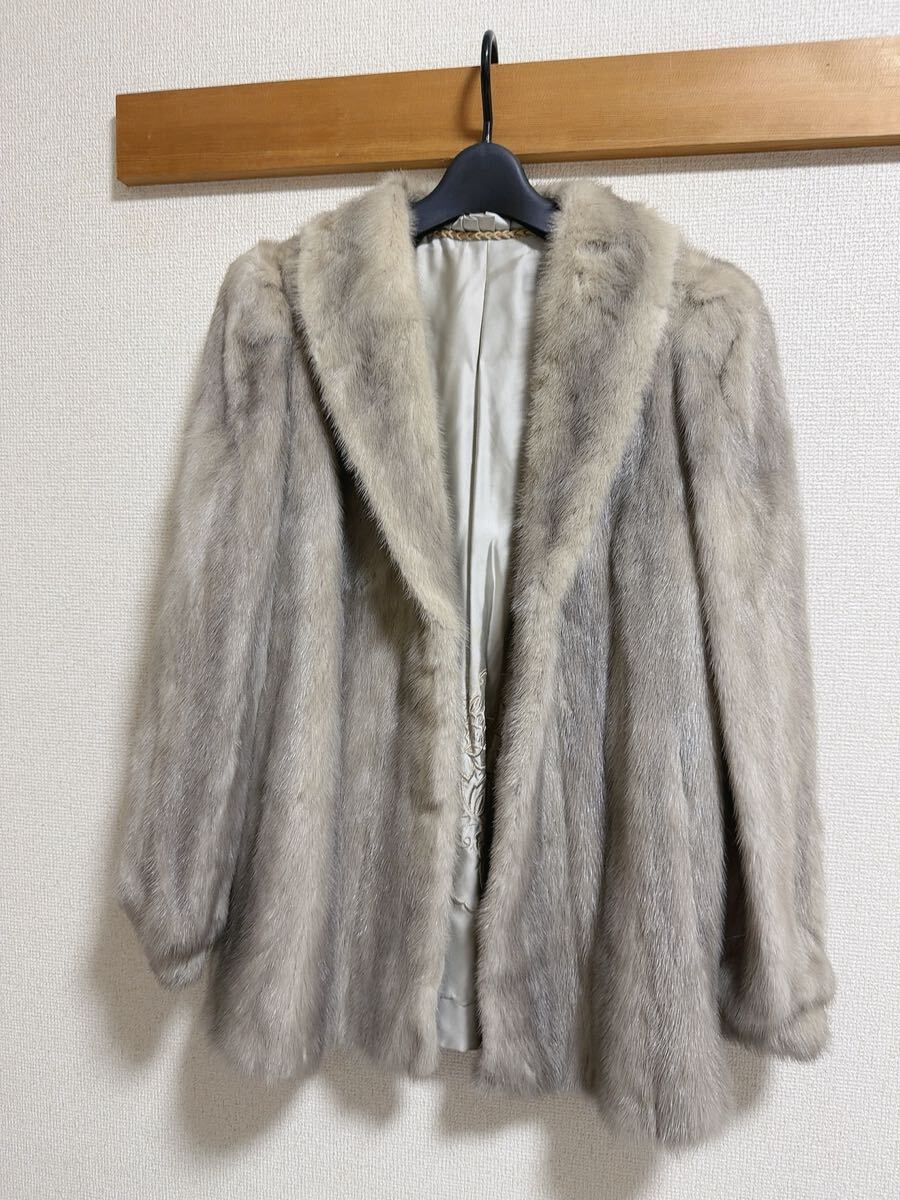 高級✨　サファイヤミンク　コート リアルファー 本毛皮　グレー　アウター 楽天市場】サファイアミンクの通販