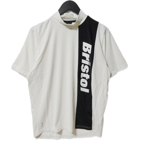 F.C.Real Bristol エフシーレアルブリストル 半袖モックネックシャツ FCRB-230048 COOL TOUCH S/S MOCKNECK TOP ホワイト 白 S 27111945