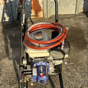 2. ツルミ ガソリンエンジン 式高圧洗浄機HPJ-4120ME-TK 本体 , 給水ホース & ガン