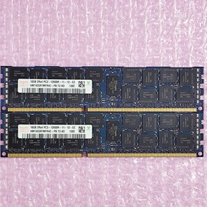【動作確認済】SK Hynix DDR3-1600 16GB×2枚 (計32GB) PC3-12800R ECC Registered RIMM メモリ