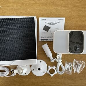 ソーラー充電式ネットワークカメラ 400-SSA007