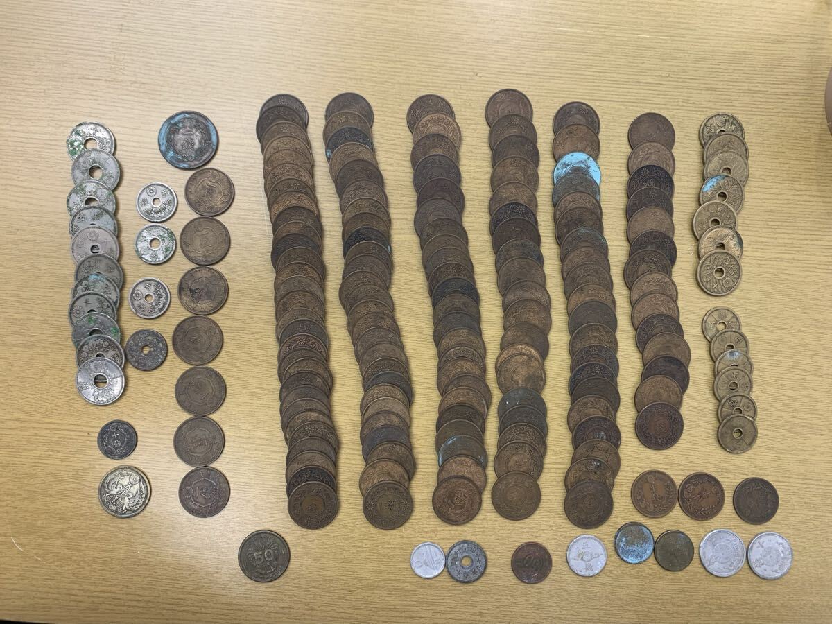  Япония старая монета . 10 sen серебряная монета, 10 sen серебряная монета,10 sen, один sen 5 sen монета античный старая монета . суммировать 