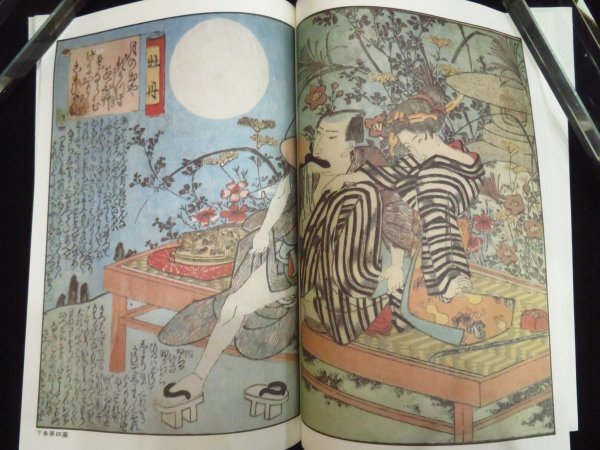 春画12画　浮世絵 蛸と海女！春画 葛飾北斎「風流十二月」全13図 肉筆 絹本 錦絵