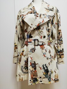 Гермес Пальто Куртка Редкий Узор размер40