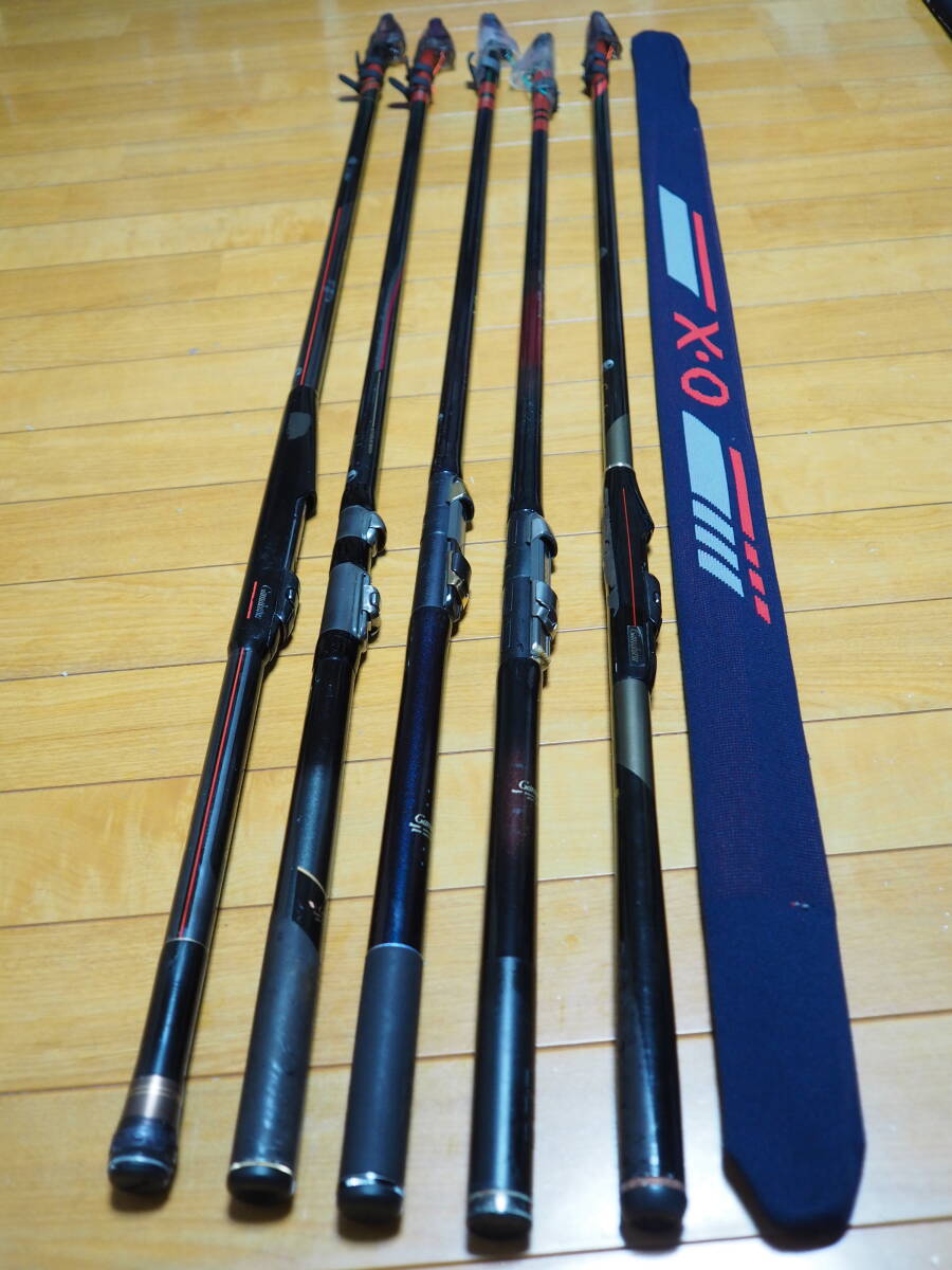 【美品】⭐︎がま磯竿 8本セット⭐︎ まに様専用【新品未使用】磯竿 8本セット 長期保管品 磯