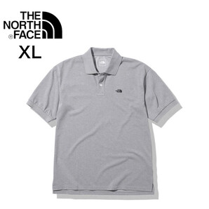 【C-13-2】 サイズ:XL THE NORTH FACE ノースフェイス S/Sエニーパートポロ NT22232 ポロシャツ カジュアル グレー メンズ ユニセックス