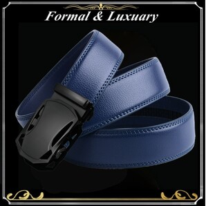 ベルト j58【紺】ネイビー 穴なし 無段階調整ベルト ゴルフベルト 人気 オートロック メンズ 革 ジーンズ ビジネス カジュアル