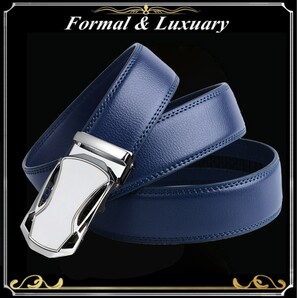 ベルト j59【紺】ネイビー 穴なし 無段階調整ベルト ゴルフベルト 人気 オートロック メンズ 革 ジーンズ ビジネス カジュアル