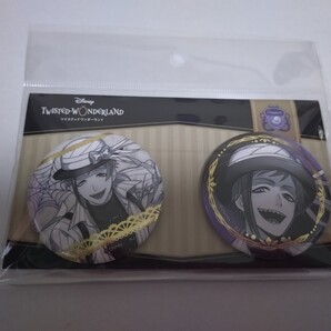 AGF 2025 ツイステ フロイド 箔押し 缶バッジ セット ツイステッドワンダーランド