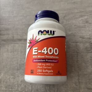 ナウフーズ ビタミンE400 IU ソフトジェル 250粒