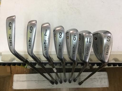  Honma Golf Honma железный комплект 606 ( чёрный 7 сокровищ ) LB-606 чёрный 7 сокровищ 8S Flex прочее б/у C разряд 