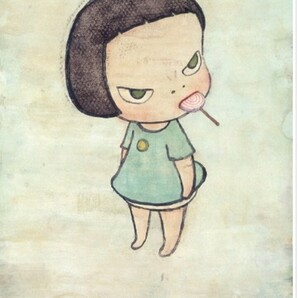 現代アート 奈良美智 ポスター 新品 『Lollipop』す