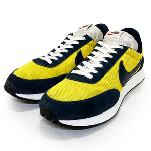 ナイキ エア テイルウインド79 ネイビー イエロー 27.0cm NIKE AIR TAILWIND79 正規品 487754-702 クラシック メッシュ 復刻 年代 レザー