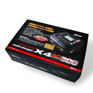 【希少/美品】ハイテック HiTEC ラジコン 充放電器 X4 AC PLUS 300 multi charger マルチチャージャー バッテリー 箱入付き