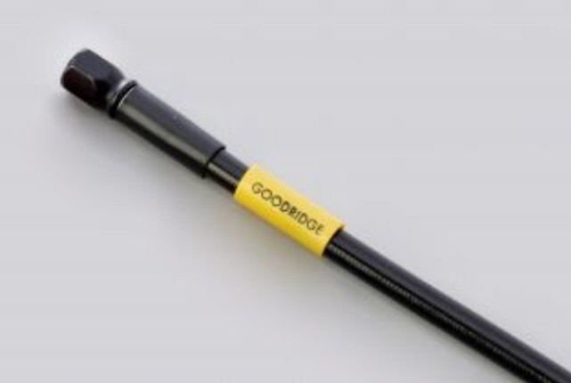 メッシュ ブレーキホース ホース全長 2060mm ユニバーサルホース ブラック