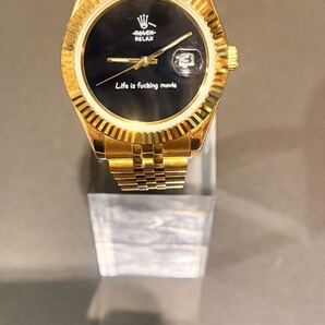 新品/送料無料/限定 Rolexではないデイトジャスト 自動巻き メンズ ステンレス ロレックスタイル パロディウォッチ