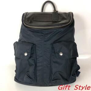 【即決】【送料無料】Felisi フェリージ リュックサック バックパック ナイロン×レザー 中古 本物 レディース ブランド