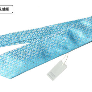 送料無料★新品|未使用|ペンローズ ロンドン|penrose|フラワー柄ネクタイ|09|L.Blue Base