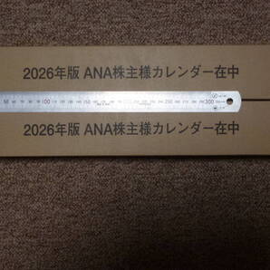 <送料込 匿名取引> 2026年ANA壁掛けカレンダー 新品未開封 2本セット 送料無料