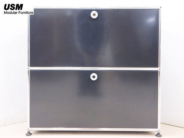 USM ハラー システム パソコン デスク キャスター グラファイト ブラック USM ハラー システム パソコン デスク キャスター グラファイト