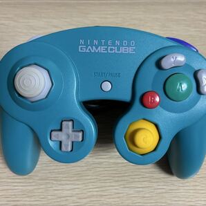 極美品 動作確認済 純正 ゲームキューブコントローラー エメラルドブルー ニンテンドー GC DOL-003 Nintendo 任天堂