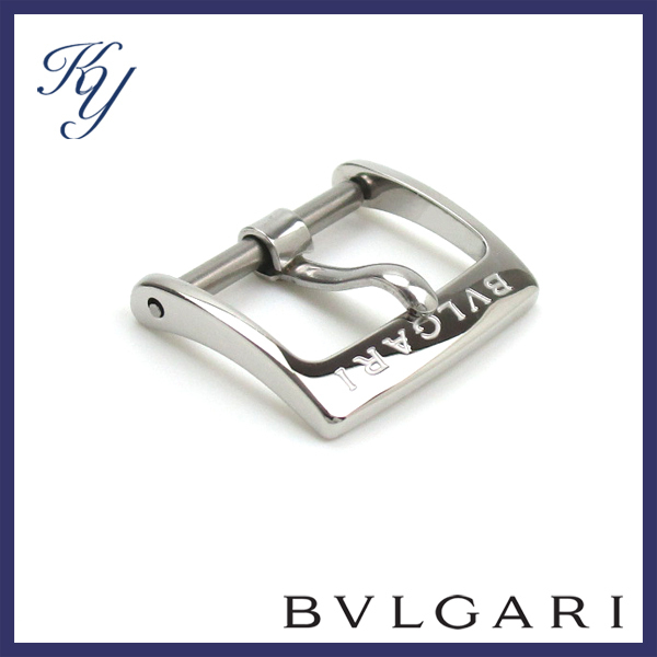 送料無料 磨き済み 美品 本物 純正品 BVLGARI ブルガリ 尾錠 14mm
