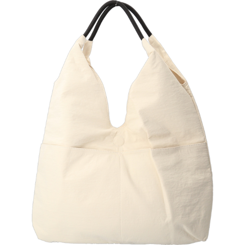 ☆ アイボリー ☆ laportadizucchero シワ加工ナイロントートバ