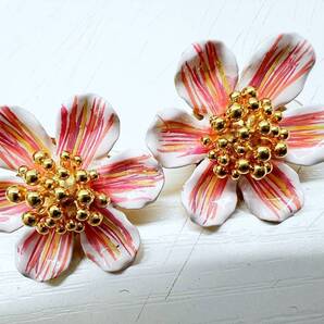 美品 DOLCE&GABBANA ドルチェ&ガッバーナ ドルガバ フラワー イヤリング