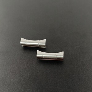 マットタイプ 20mm 腕時計 革ベルト用 社外品 フラッシュフィット サテンシルバー 【対応】ROLEX ロレックス サブマリーナ 等