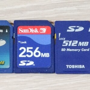 SDカード SD 256MB 2枚 512MB 2枚 送料無料