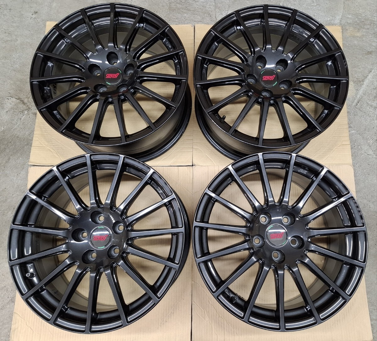 ヒロ@いわて スバル純正 18インチ ホイール単体 4本　① 楽天市場】SG217VA010【スバル純正】ホイールセット18インチ 8.5