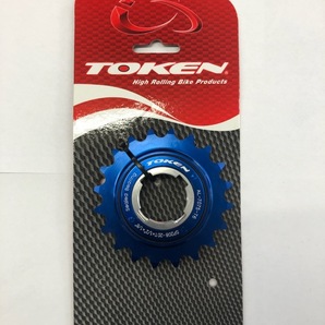 TOKEN シングルフリー スプロケット アルミ 20T ブルー 希少デッドストック品