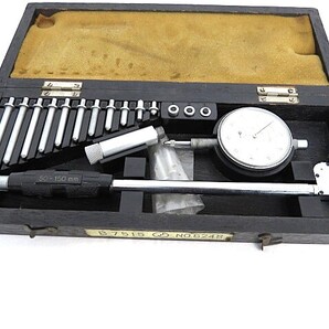 ピーコック シリンダーゲージ【B7515 No.8248】測定範囲 50-100mm アンビル11本、ワッシャー3本 長期保管品