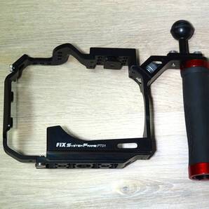 ★送料無料 ★FIX SystemFrame PT01 ★使用回数5ダイブ未満 ★フィッシュアイ ★アルミフレーム ★PT-058/059用 ★レッド ★