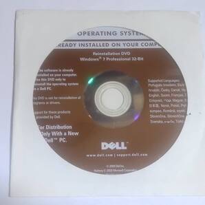 未開封品・送料無料 DELL/デル Windows7 Professional 32Bit