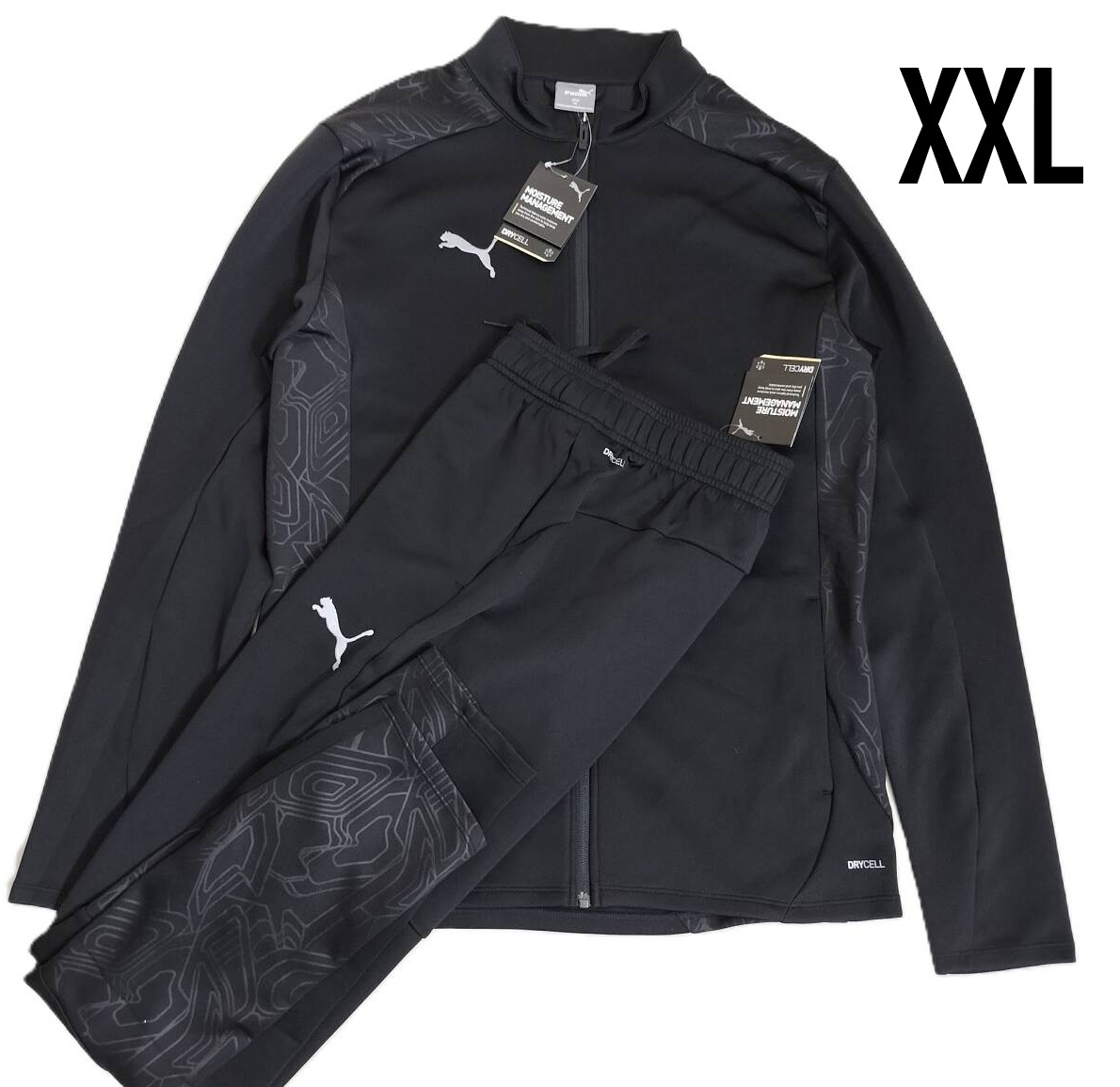 ❤️新品・未使用❤️PUMA ジャージ上下セット プーマブラック PUMA プーマ ジャージ メンズ 上下 ブランド セットアップ