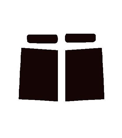 ウルトラブラック　３％ リヤサイドセット　ルクラ L455 L465　カット済み